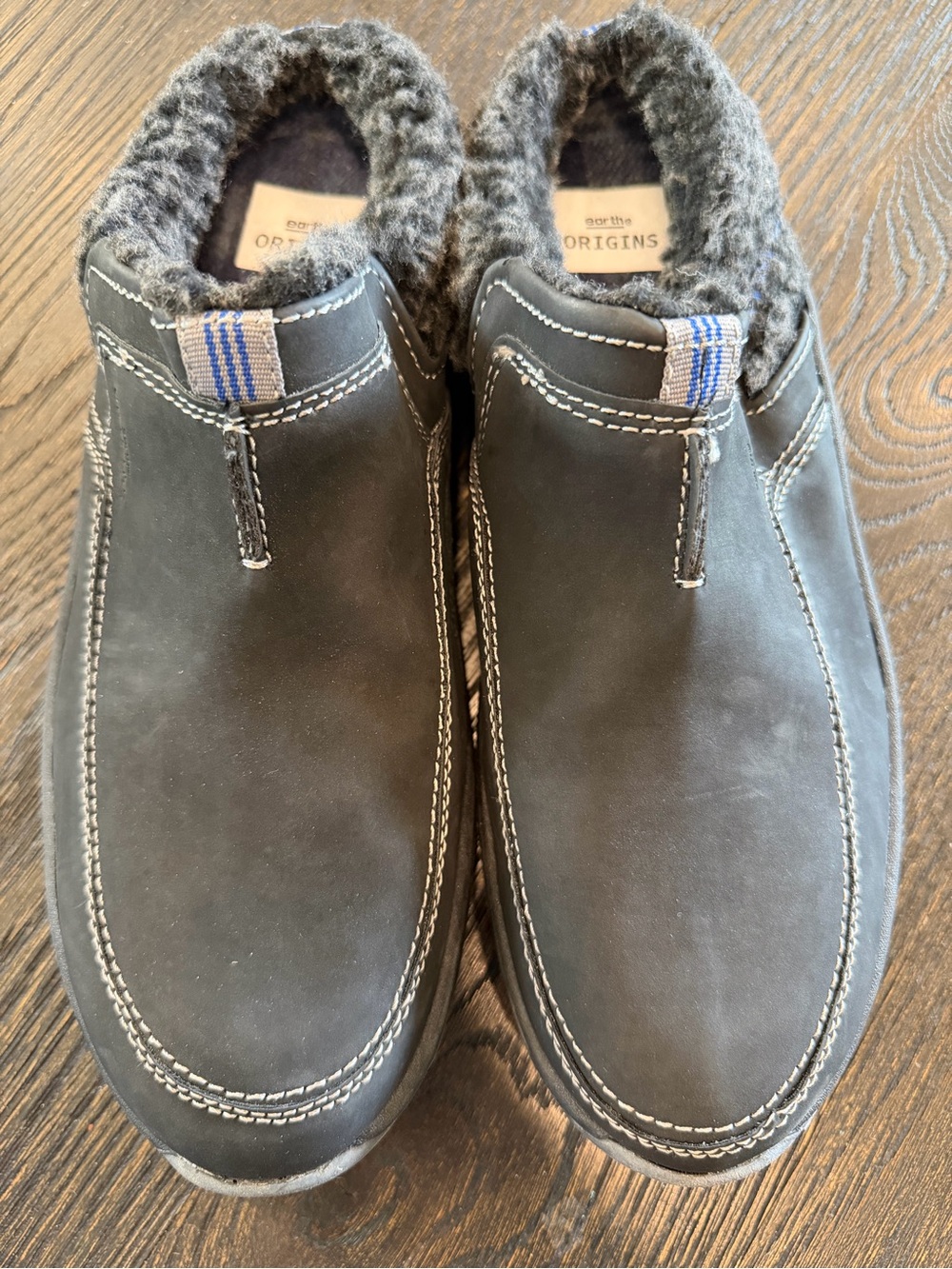 EARTH ORIGINS Men’s “Daxton” black mules Size 9 new - Picture 5 of 9